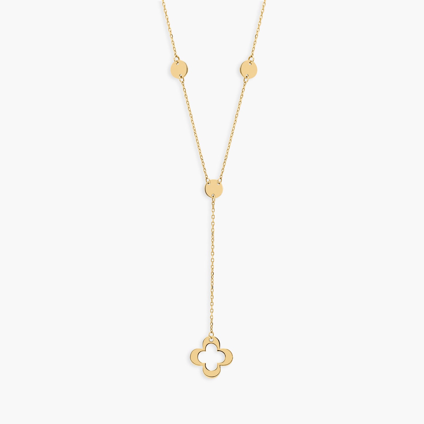 Clover Drop Necklace