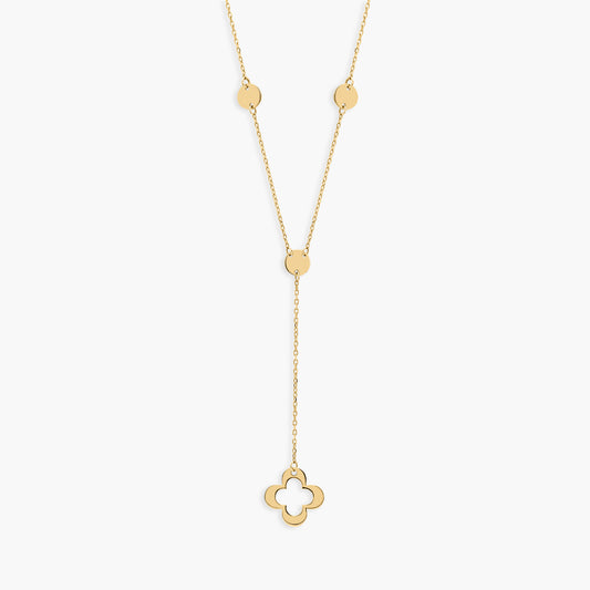 Clover Drop Necklace